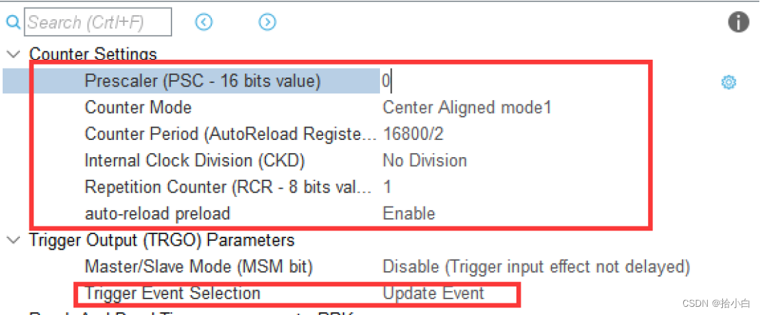 野火STM32电机系列（五）Cubemx配置高级定时器TIM1