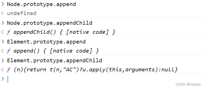 element.append() node.appendChild() Element.prototype.append() Node ...