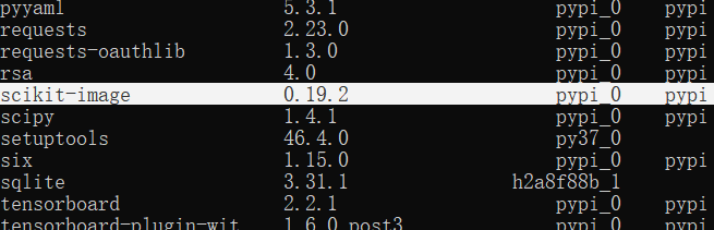 Win10下TensorFlow2缺失skimage、sklearn模块安装解决_conda安装tensorflow2和scikit ...