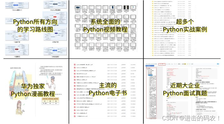 全套Python零基础学习资料，电子书整理好了，想要进行技术提升，转行的自取！