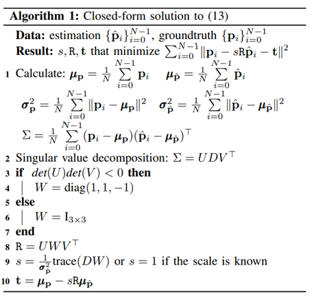 ICP(Iterative Closest Point)算法和Umeyama算法-CSDN博客