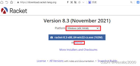 Racket 8.3下载安装(Win10)_racket 下载-CSDN博客