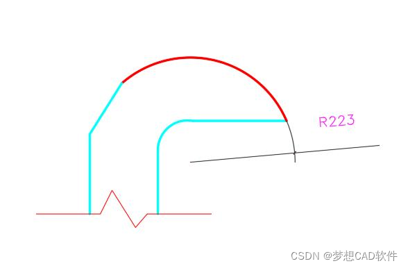 AUTOCAD——半径标注命令