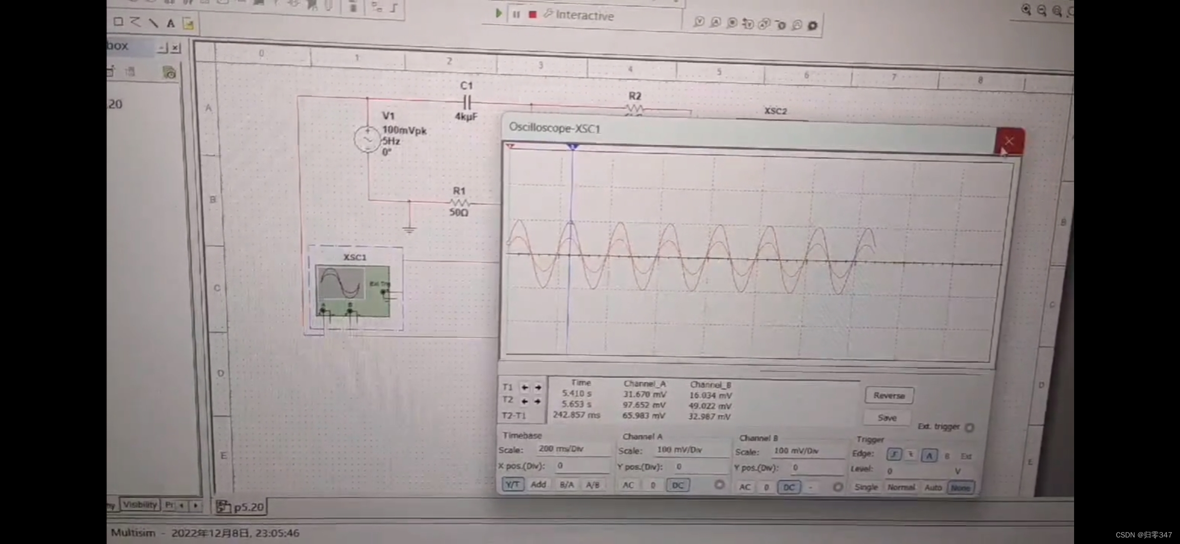 模拟电子技术基础实验练习五5.20(P214)