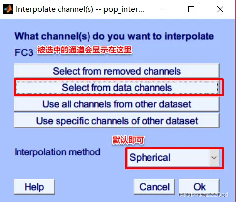 interpolate electrodes