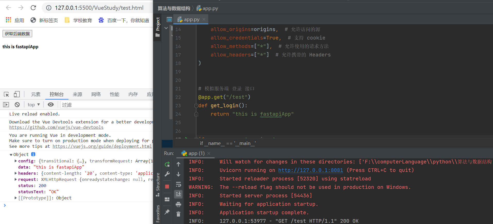 解决has been blocked by CORS policy No ‘AccessControlAllowOrigin’报错跨域