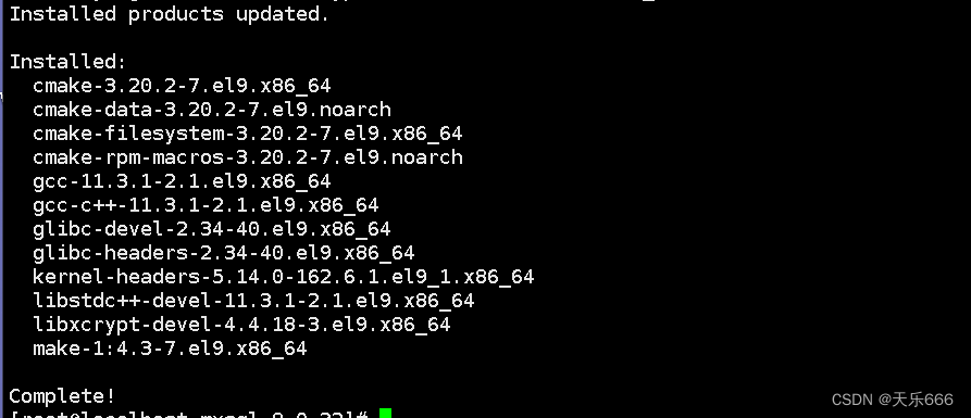 完成四种方式的MySQL安装