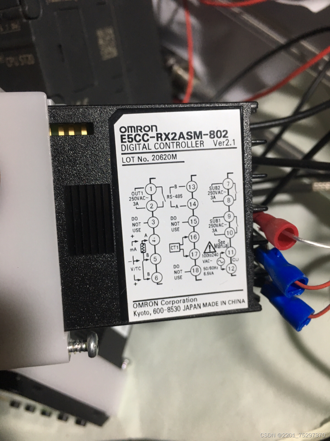 欧姆龙CP1H+CIF11与欧姆龙E5cc温控器通讯程序实现对欧姆龙E5CC温控器设