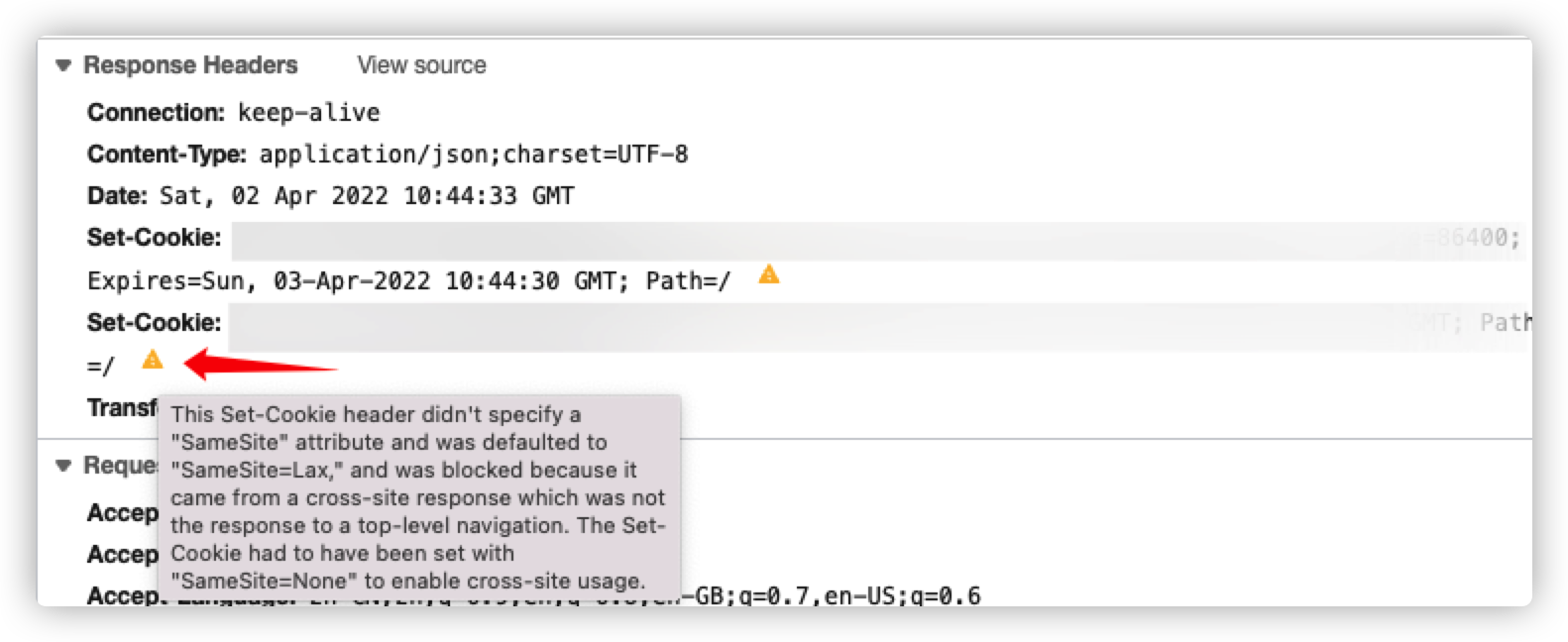 记一次cookie跨域跨站问题_this setcookie header didn'tCSDN博客