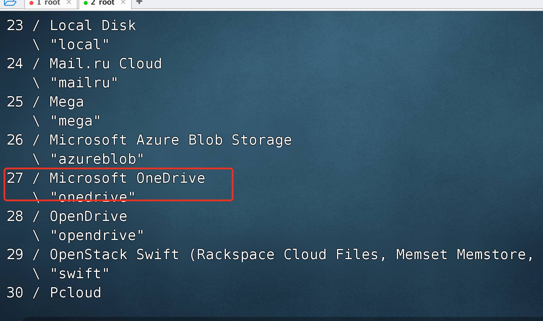 Ubuntu rclone onedrive настройка