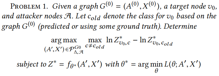 KDD2018《Adversarial Attacks on Neural Networks for Graph Data》 论文详解「建议收藏」