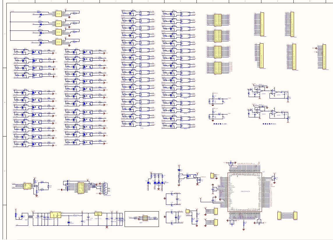 STM32仿三菱PLC FX2N程序源码，烧写程序