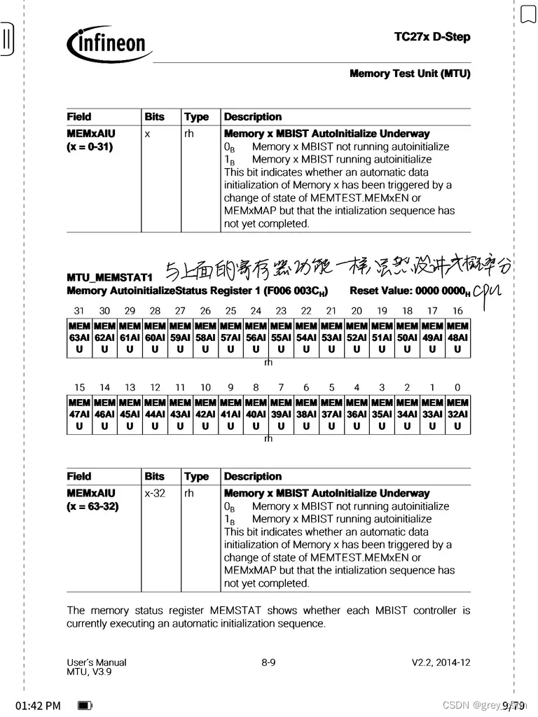 1575_AURIX_TC275_MTU简介以及部分寄存器