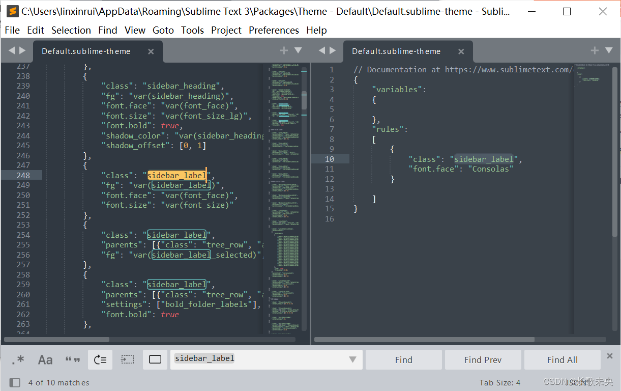 解决 Sublime Text 侧边栏（sidebar / folder）中文样式显示异常问题_sublime text展示 folder_长歌未央的博客CSDN博客