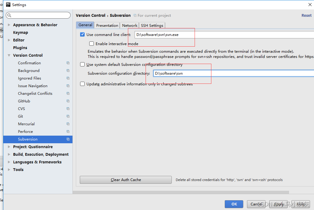 设置Pycharm配置subversion支持SVN代码提交_apache subversion command-line tools-CSDN博客