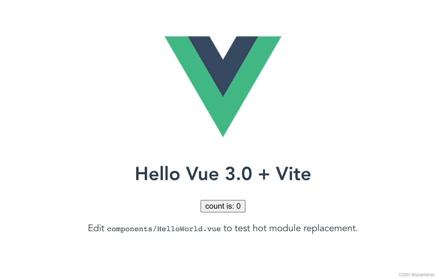 使用vite快速创建vue3项目_vite创建vue3项目-CSDN博客