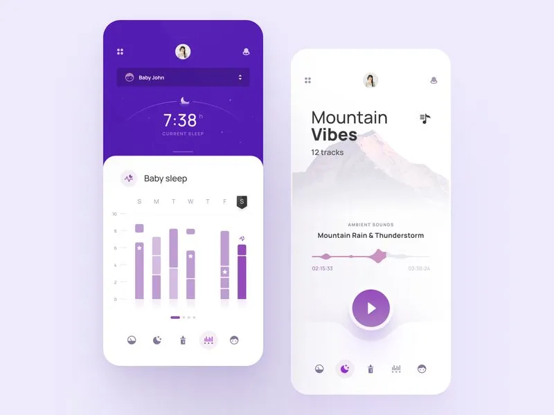 Baby Sleep Monitor - Mobile app by Maciej Kałaska