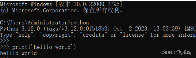 Python windows安装Python3环境