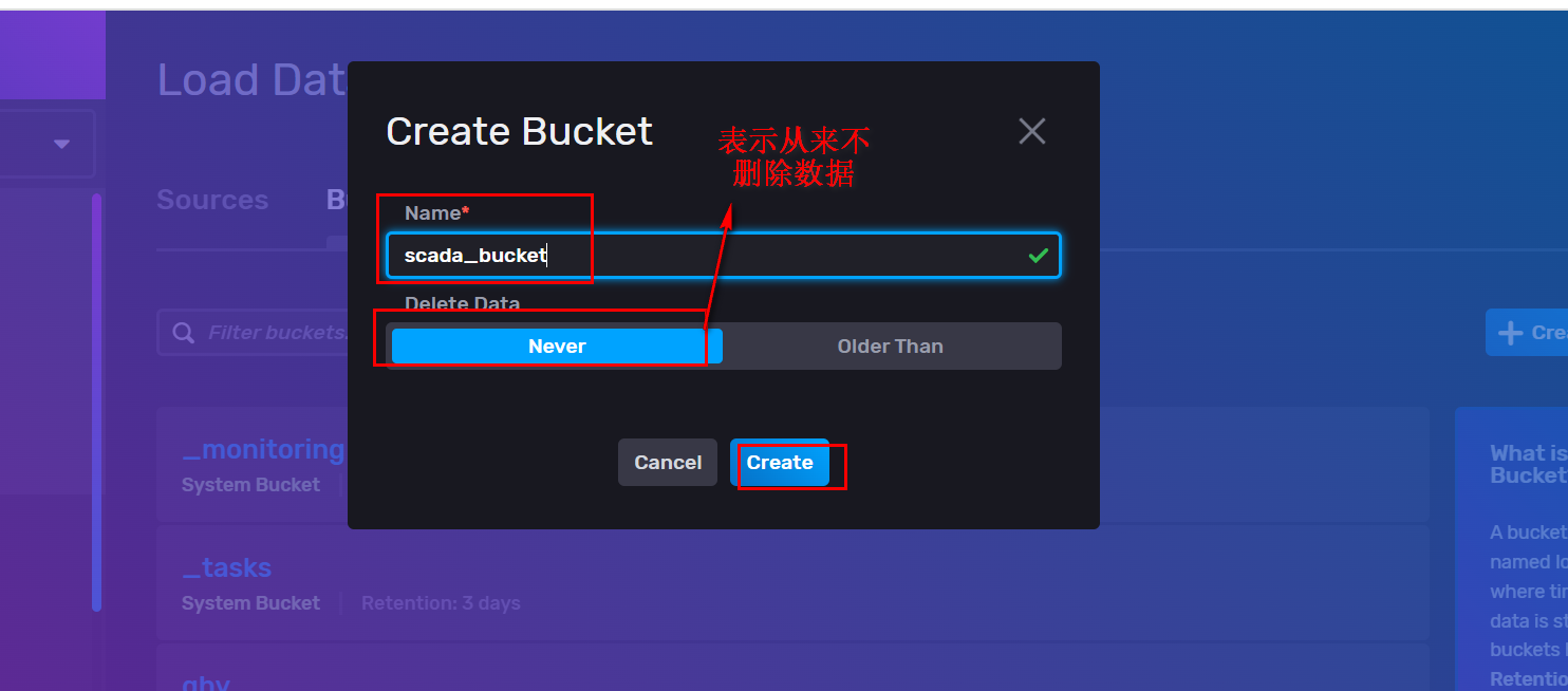 04 InfluxDB创建数据库buckets_influxdb bucketCSDN博客