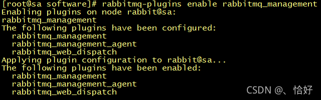 RabbitMq安装Web界面插件报错