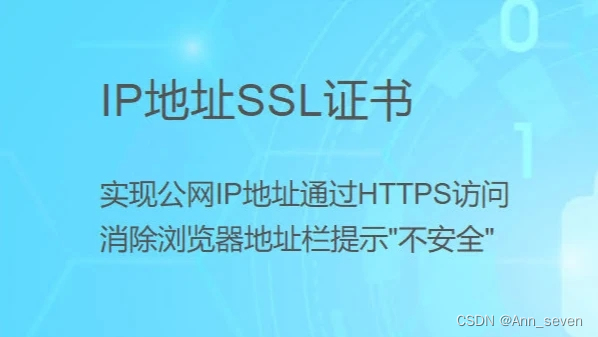 IP地址SSL证书 IP证书