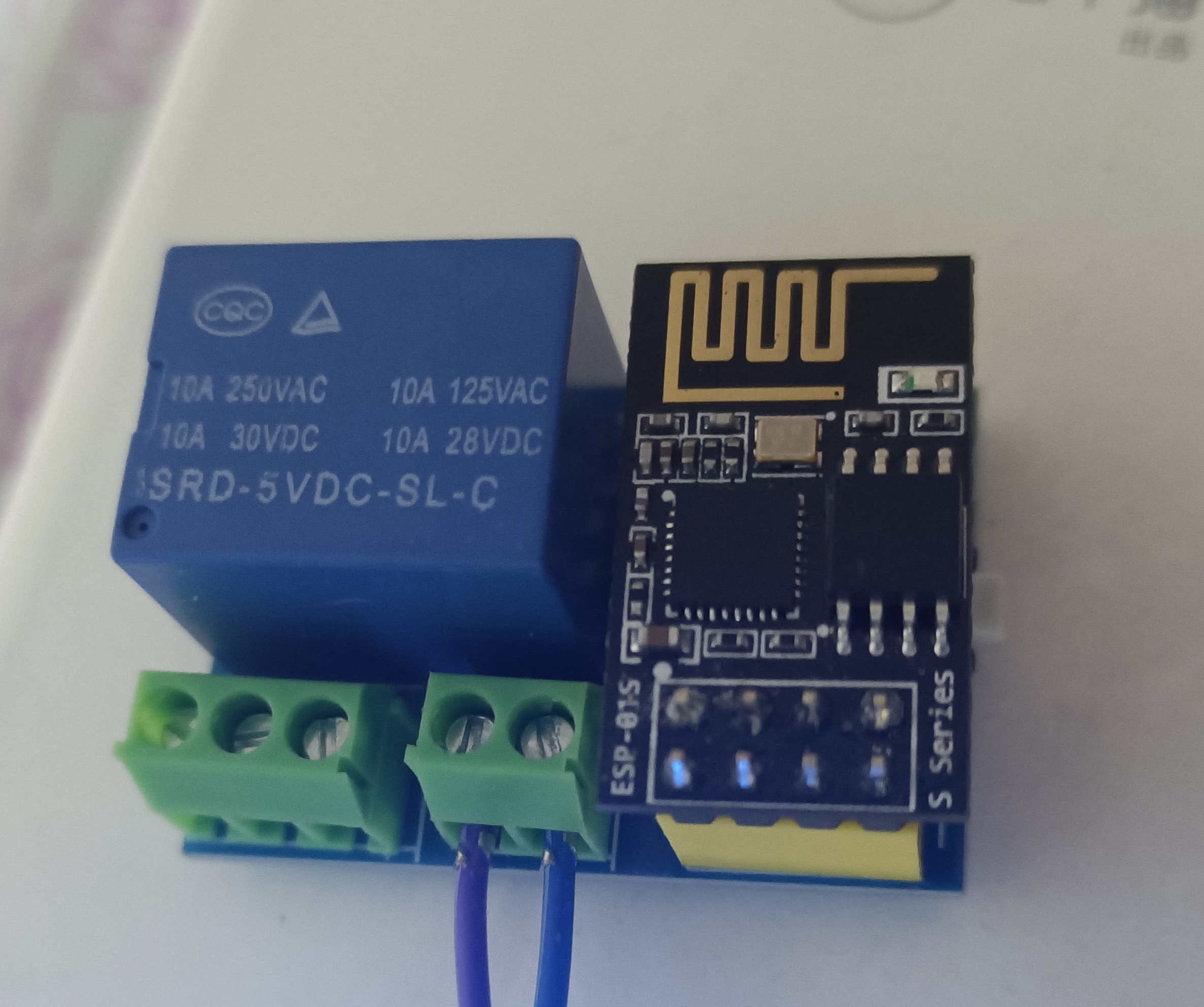 blinker+esp8266-01s继电器模块+小爱同学，远程控制开关灯，有按键反馈