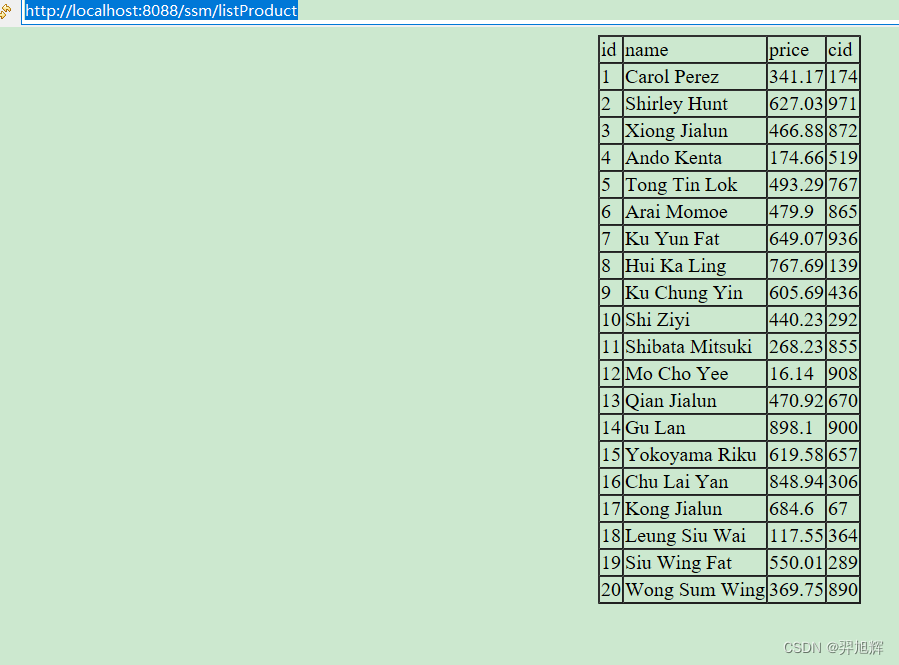 d>${c.price} ${c.cid} 运行结果: