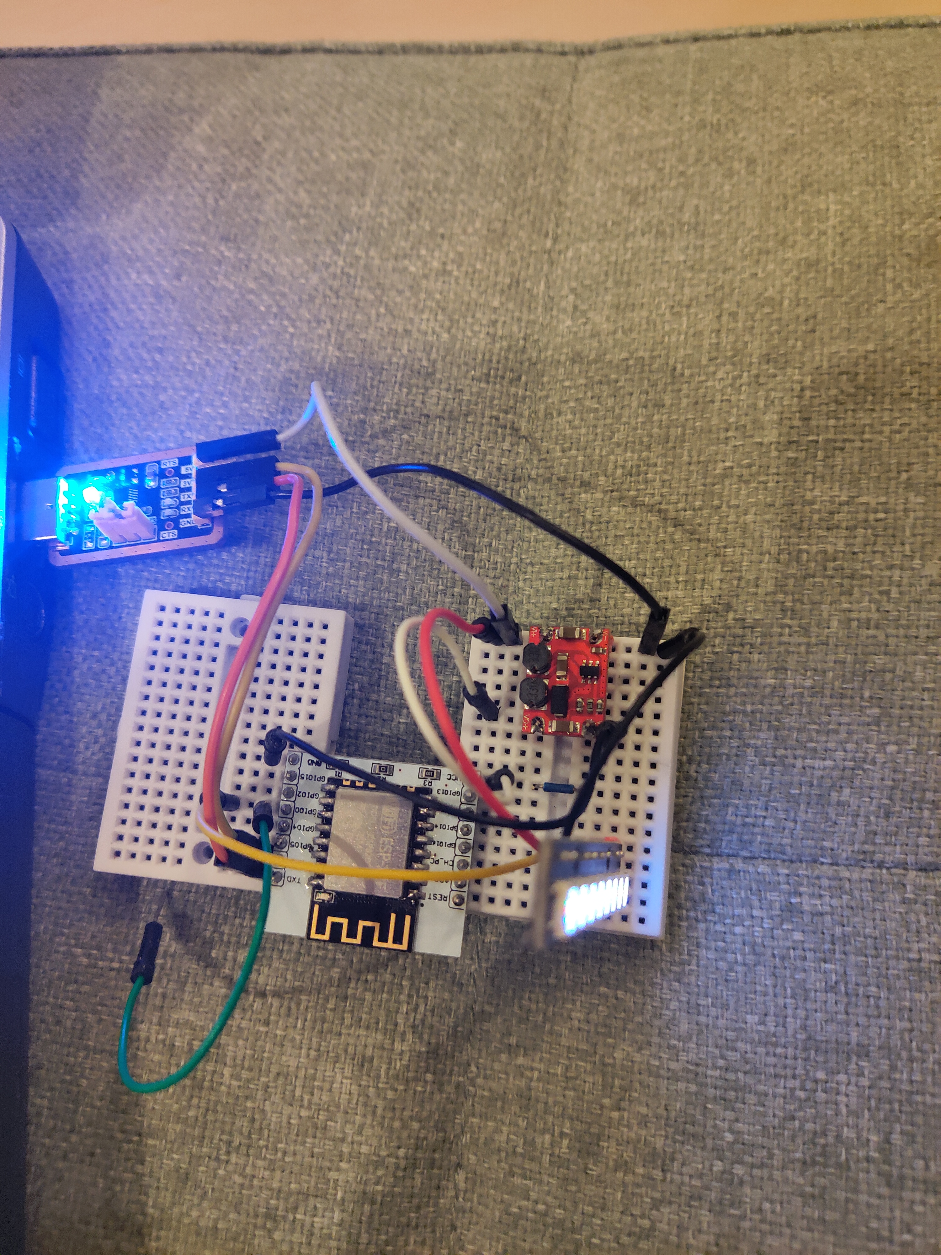 ESP8266制作天气预报海藻球微景观生态缸记录（二）-人体感应开关灯实现