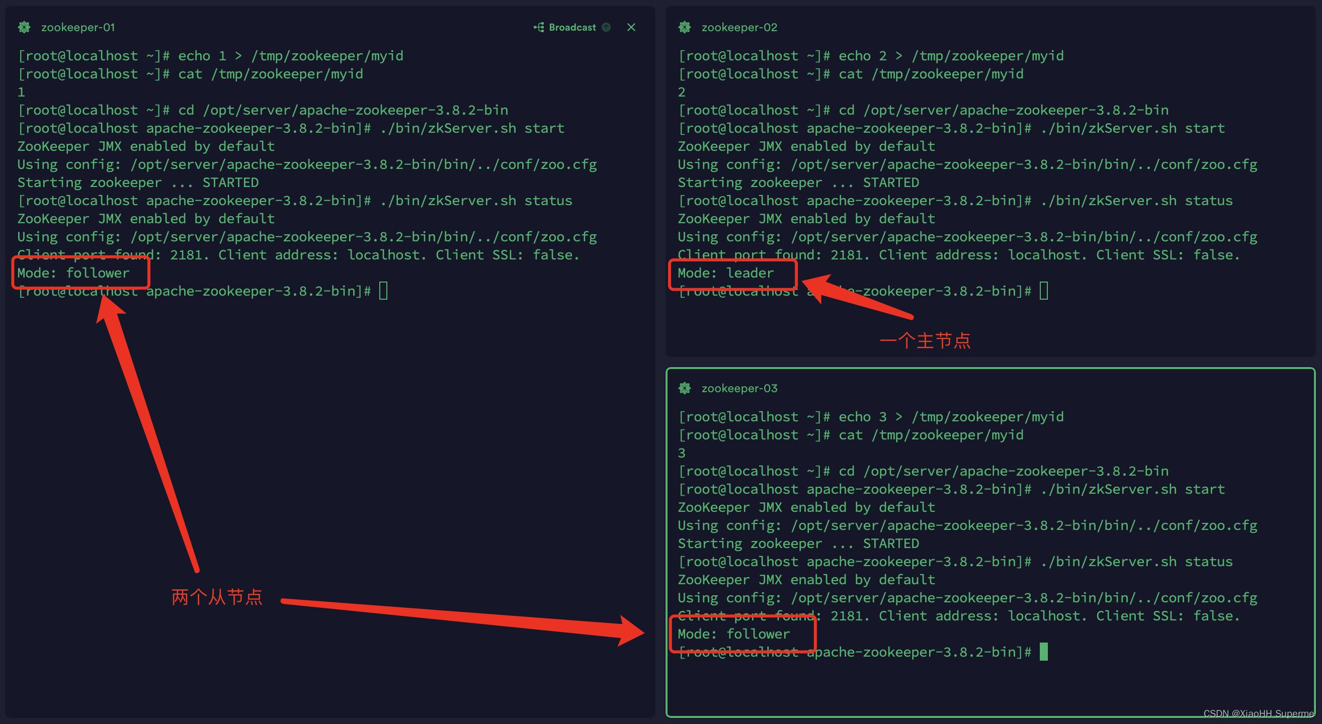 CentOS7上从0开始搭建Zookeeper集群