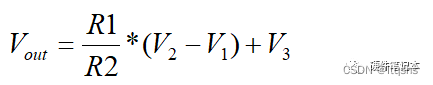 差分运放公式推导-运算放大器