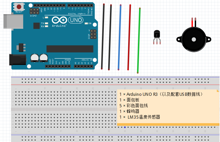 arduino温度报警器结合led灯_arduino 温度传感器「建议收藏」