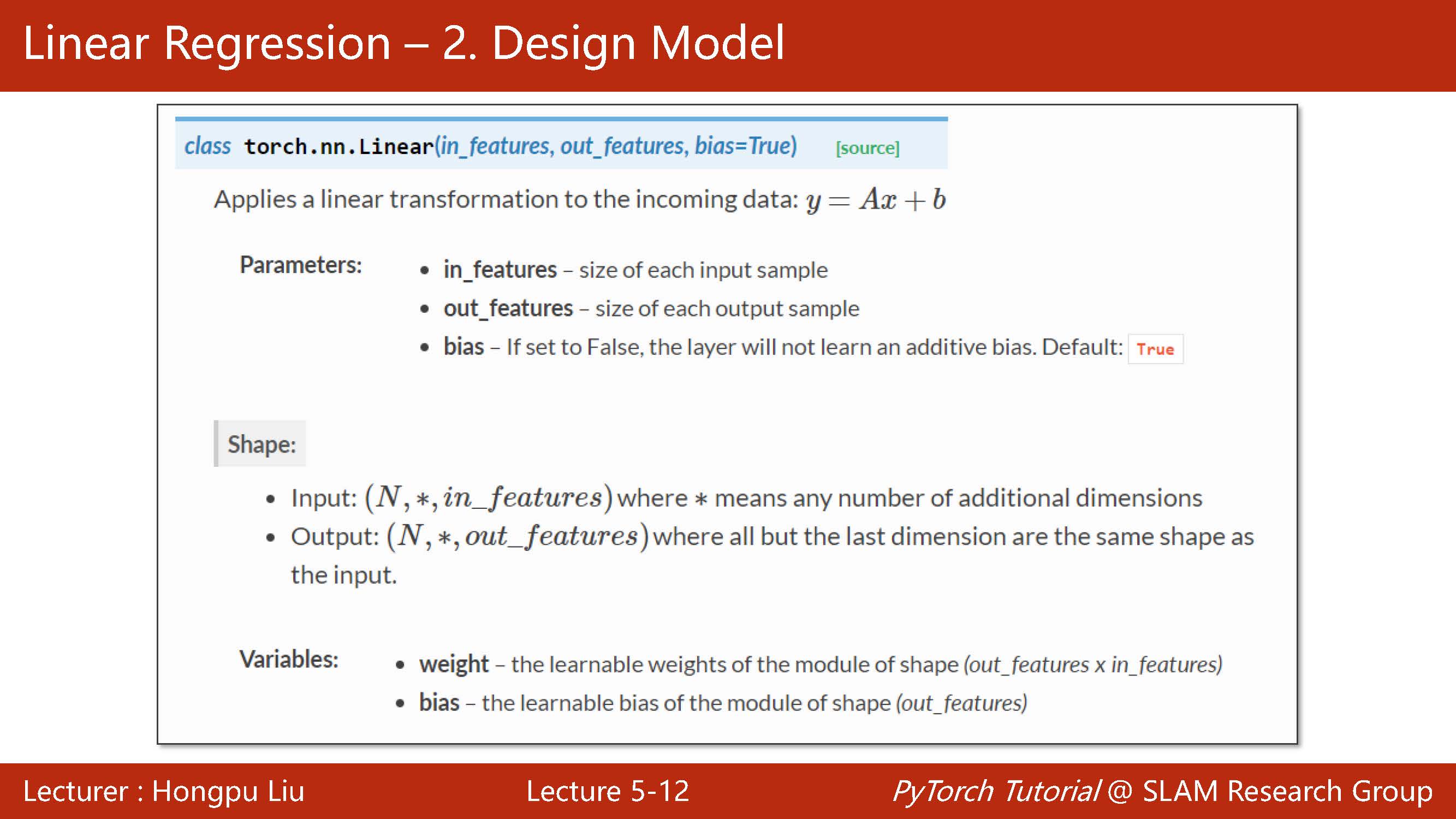 零基础学pytorch 1 用pytorch实现线性回归
