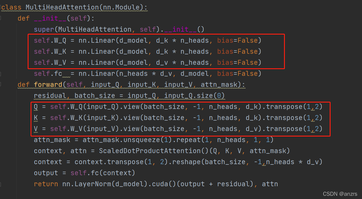 Transformer pytorch 代码解读(2)Encoder层-CSDN博客