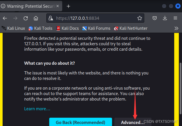 kali linux之系统漏洞扫描与分析软件Nessus安装
