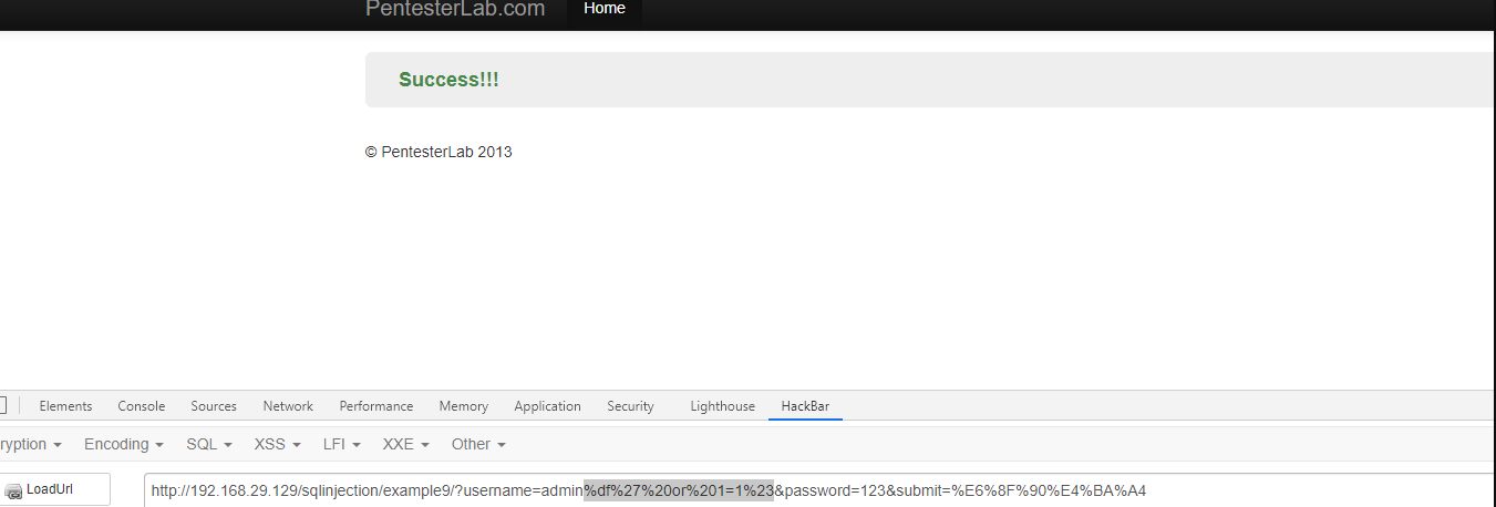 PentesterLab靶场sql注入流程