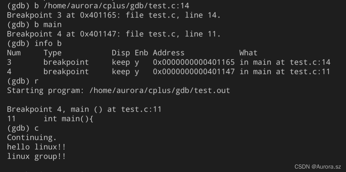 Linux下gdb调试用法_linux c如何实现gdb中的bt-CSDN博客