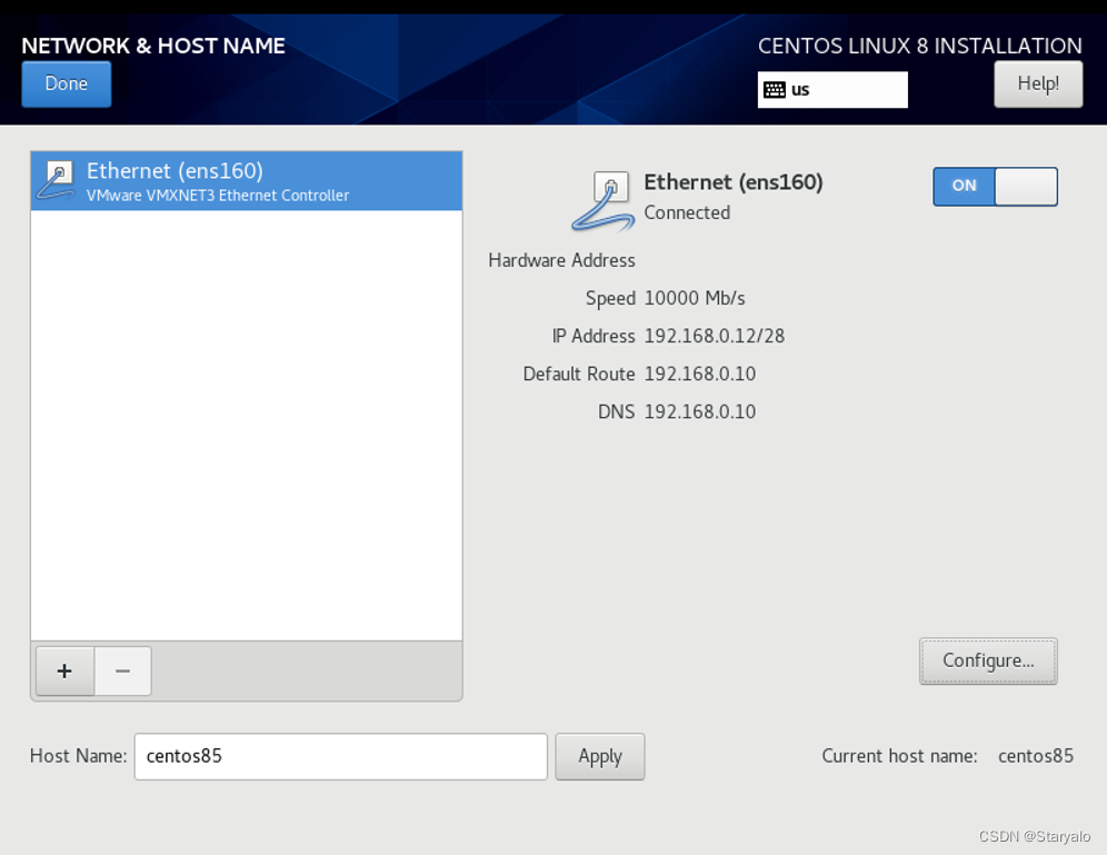 1.2.6 NETWORK & HOST NAME