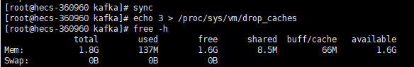 Linux下清理缓存