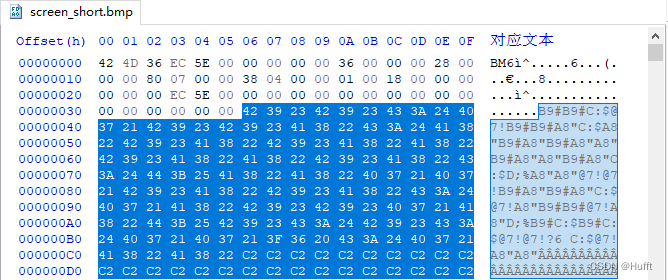 RGB颜色空间与BMP格式图片