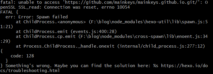 Fatal Unable To Access Https Github OpenSSL SSL Read Connection Was Reset