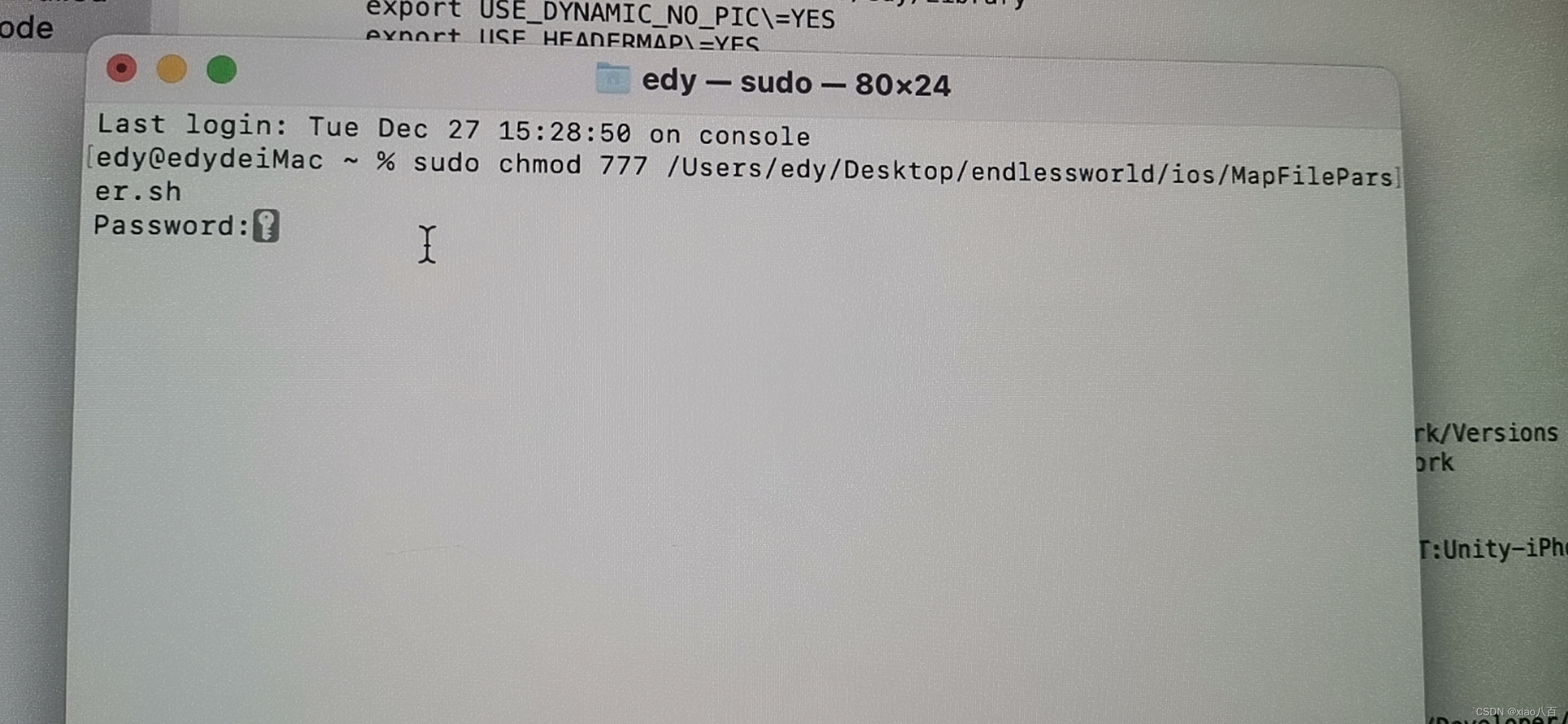 installation of package had nonzero exit status mac