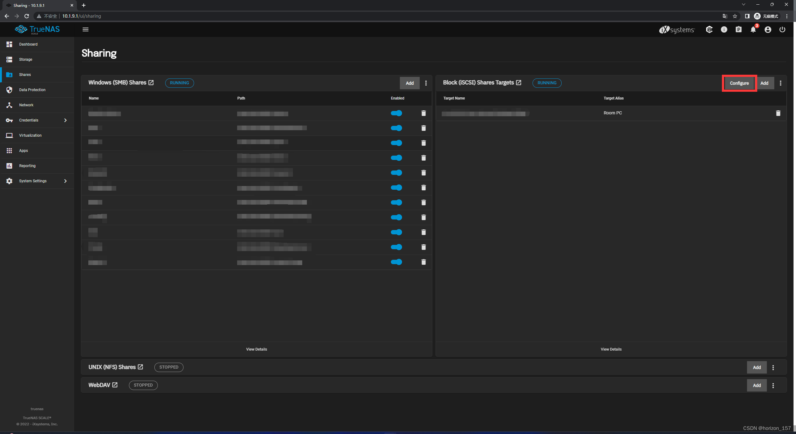 iSCSI Configure