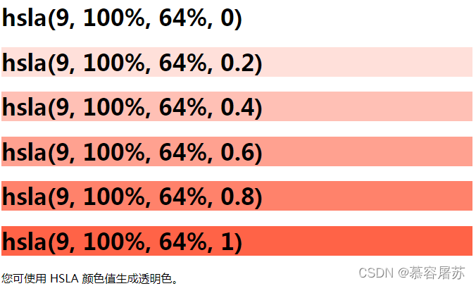 Hsla css零到一基础教程009:CSS HSL 颜色_css hsla-CSDN博客