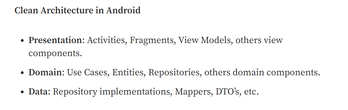 Android Clean Arch