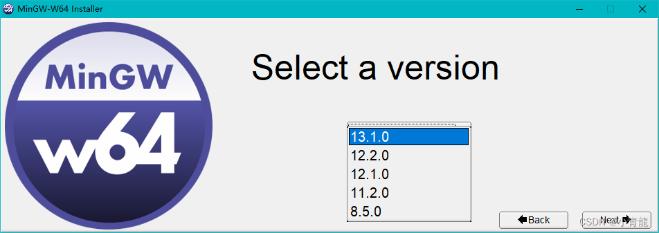 Select the gcc version