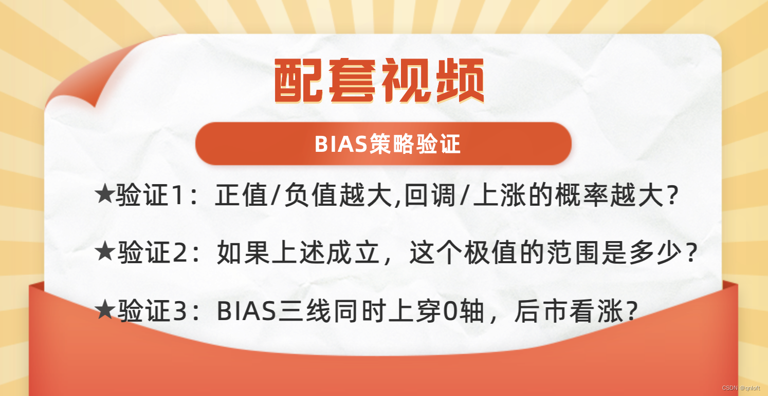 第二节 我用Python论证乖离率(BIAS)真的靠谱吗？