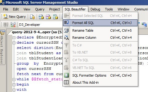 SQL Pretty Printer for SSMS 很不错的SQL格式化插件-CSDN博客