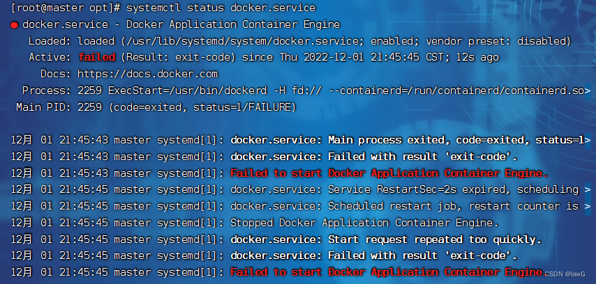 docker-job-for-docker-service-failed-because-the-control-process