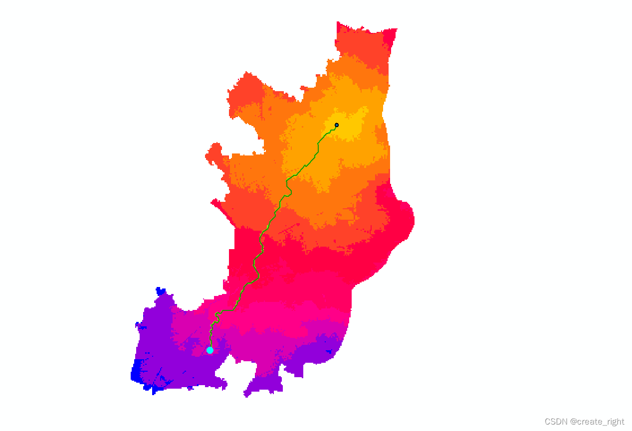 arcgis栅格数据之最佳路径分析