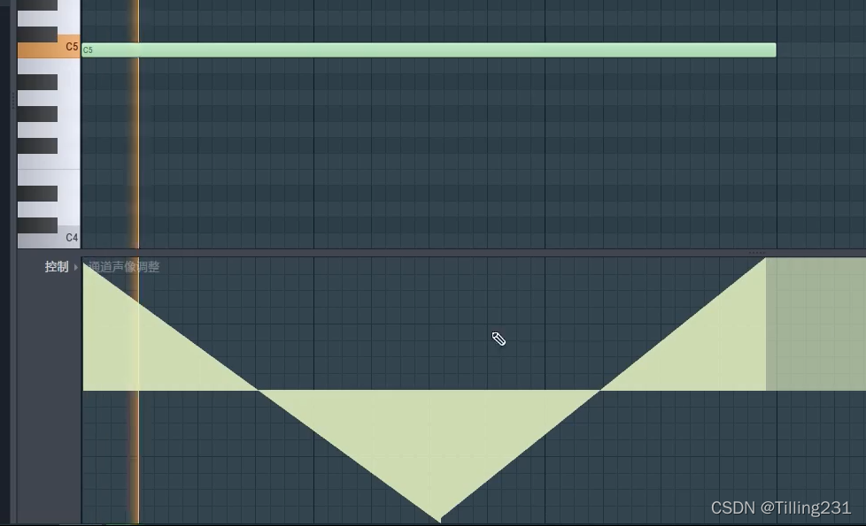 编曲时如何在FL Studio卷帘窗口修改单个音符音量